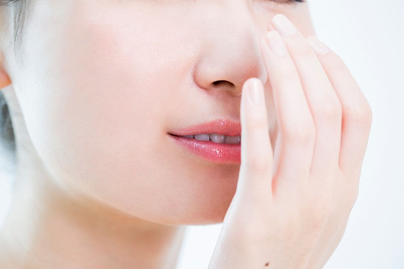 整った歯並びで笑顔に自信を